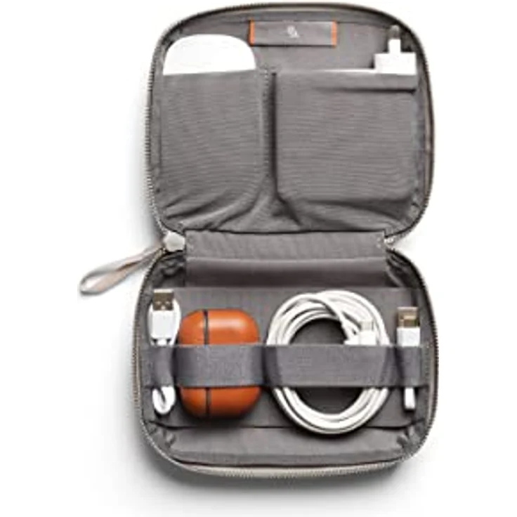 Bellroy Tech Kit Compact, Slim Pouch für Technik-Zubehör mit elastischen Schlaufen, Saltbush – Bild 2