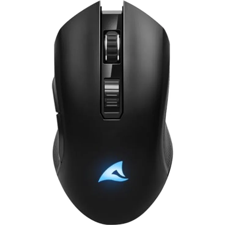 Sharkoon SKILLER SGM30W, Gaming Maus mit RGB-Beleuchtung, Schwarz