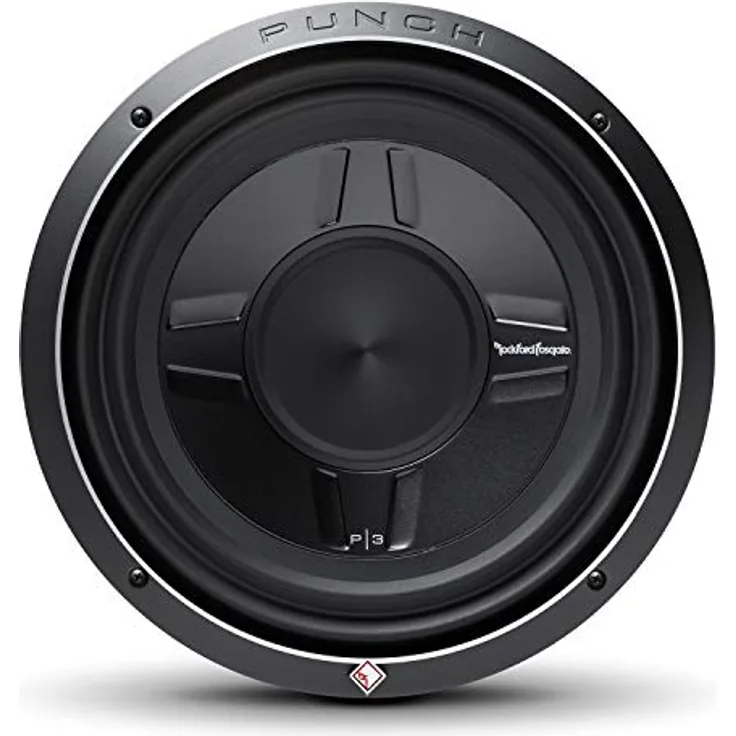 Rockford Fosgate P3SD2-12 Flat Subwoofer – 12", 500W RMS, 2x2 Ohm, geringe Einbautiefe, kraftvoller Bass auch bei wenig Platz