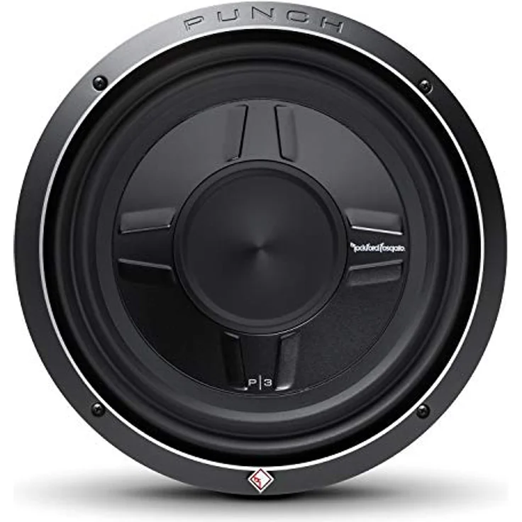 Rockford Fosgate P3SD2-12 Flat Subwoofer – 12", 500W RMS, 2x2 Ohm, geringe Einbautiefe, kraftvoller Bass auch bei wenig Platz – Bild 1
