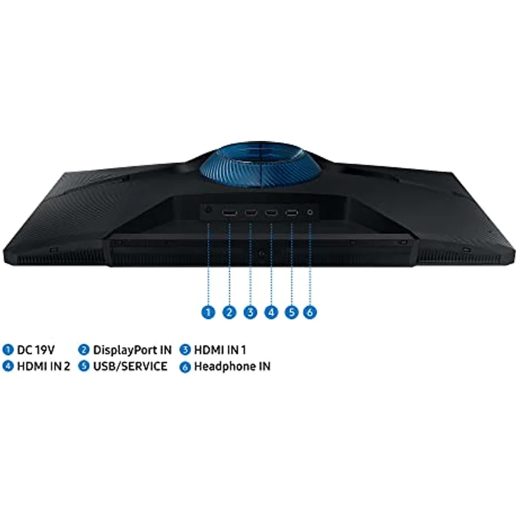 Samsung Odyssey G51C Gaming Monitor S27CG510EU, 27 Zoll, VA-Panel, WQHD-Auflösung, FreeSync Premium, 165 Hz, 1 ms Reaktionszeit, Schwarz – Bild 3