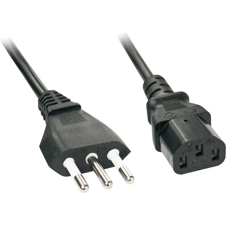 Lindy PC-Netzteil, Stromkabel CEI 23-50 (M) zu power IEC 60320 C13, 2 m, Italien
