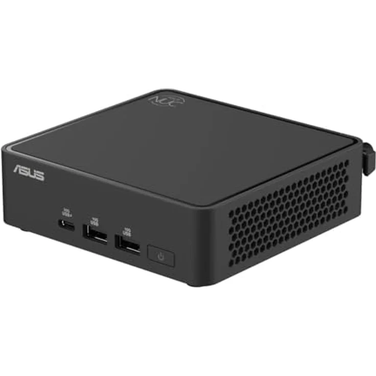 ASUS NUC 15 Pro Slim Kit RNUC15CRKV700000, Mini-PC mit Core Ultra 7 265H, 1.7 GHz, 0 GB RAM, Arc Graphics 140T, Schwarz, Wi-Fi 6 und Wi-Fi 7 – Bild 1