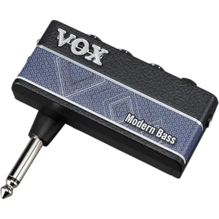 Vox amPlug3 Modern Bass, Kopfhörerverstärker mit modernem Bass-Sound, schwarz-blau