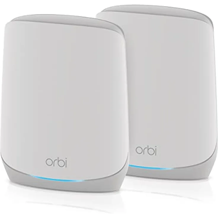 NETGEAR Orbi WiFi 6 Mesh WLAN System (RBK762S) | WiFi 6 Router mit 1 Satelliten-Repeater | Abdeckung von bis zu 350 m², 75 Geräte | AX5400 bis zu 5,4 GBit/s