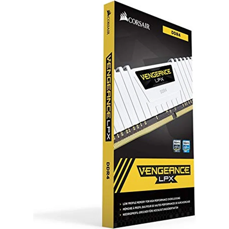 Corsair Vengeance LPX 16GB (2x8GB) DDR4 3000MHz C16 XMP 2.0 High Performance Desktop Arbeitsspeicher Kit, Weiß - Preisvergleich – Bild 3
