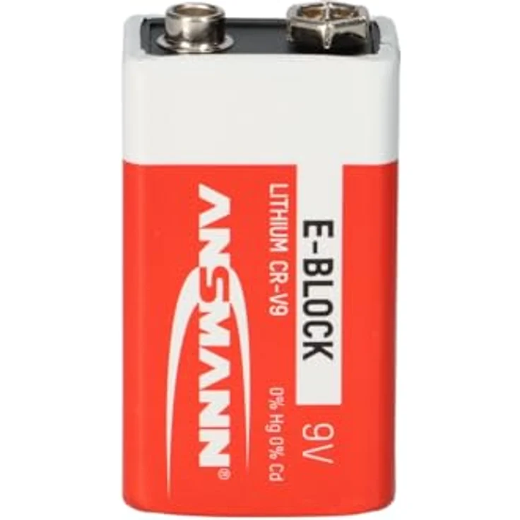 Akkuman.de Ansmann Rauchmelder Batterie Extreme Lithium 9V Block, 10 Jahre Lebensdauer, wartungsfrei, hohe Leistung bei extremen Temperaturen, 5er Pack – Bild 2