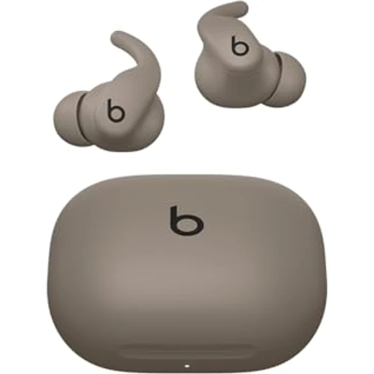 Beats Powerbeats Fit, kabellose In-Ear-Kopfhörer mit ANC, bis zu 30h Akkulaufzeit, spritzwasserfest, Grau – Bild 1