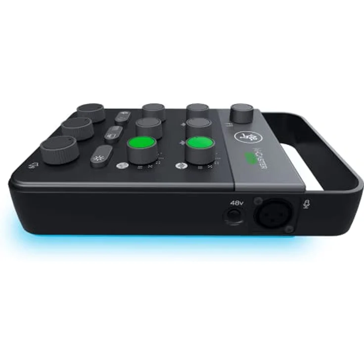 Mackie M-Caster Live, tragbarer Studio- und Livemixer mit ContourFX, StreamFX und RGB-Beleuchtung, Schwarz – Bild 9