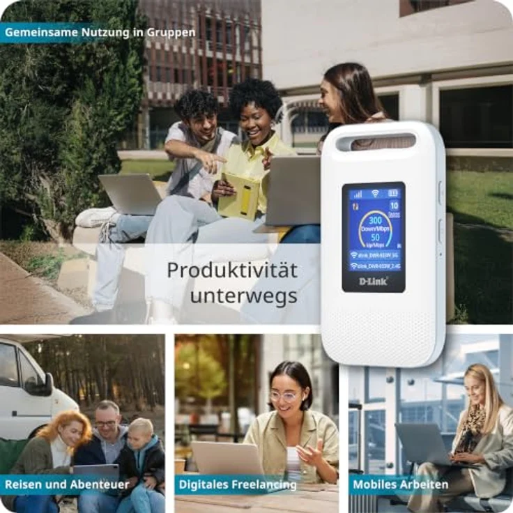 D-Link DWR-933W, mobiler Hotspot mit 4G LTE Advanced, 600 Mbps, Wi-Fi 5 und Wi-Fi 6 – Bild 11