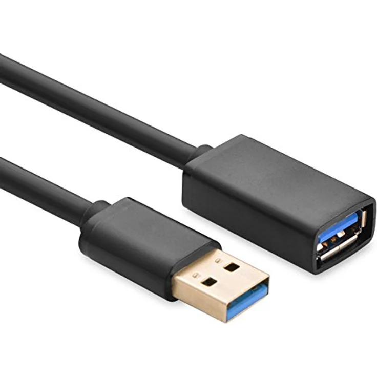UGREEN USB 3.0 Verlängerungskabel 1.5 Meter, schnelle Datenübertragung, langlebig, schwarz – Bild 2