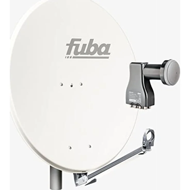 Fuba Sat-Antenne DAL 808 W mit Octo LNB weiß (80 cm) – Bild 2