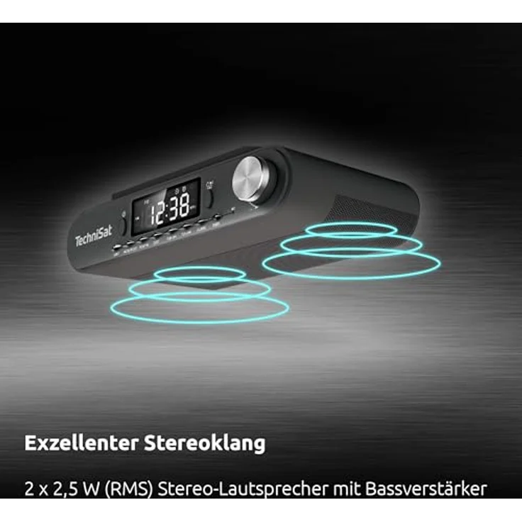 TechniSat KitchenRadio (FM, Bluetooth), Radio, Grau – Bild 4