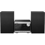 Panasonic SC-PM272EG-S Micro-HiFi Anlage, Silber, Bluetooth, USB, CD, DAB+, LCD-Display