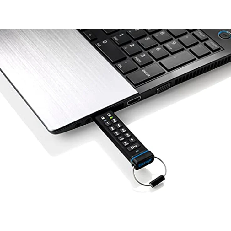 iStorage IS-FL-DA-256-8 8GB datAshur 256-bit USB 2.0 USB-Stick mit Hardwareverschlüsselung – Bild 3