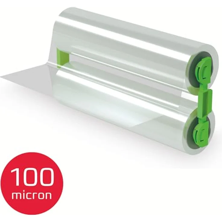 GBC Foton 30 Laminierfolienrolle für Nachfüllkassette 100 Mikron, laminiert bis zu 190 A4-Blätter, glänzende Oberfläche, Easy-Load, 4410027 – Bild 3