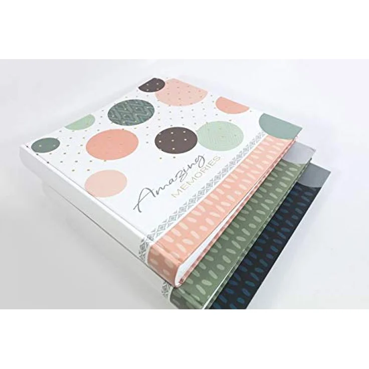 walther design MX-485-L Fotoalbum Amazing Memories, 30x30 cm, blau – Bild 5