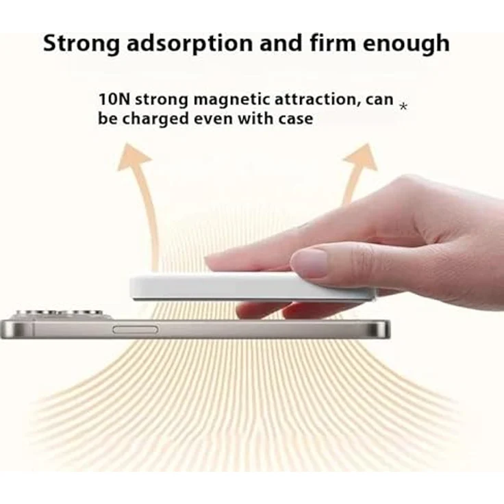 Xiaomi Kabellose Powerbank 5.000mAh, tragbar, Weiß – Bild 9