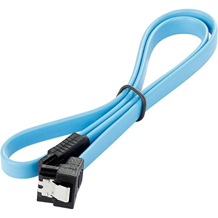 Poppstar 3x 50cm Sata 3 HDD SSD Datenkabel (Sata Kabel - Stecker gerade auf gewinkelt) (bis zu 6 Gbit/s), blau – Bild 4