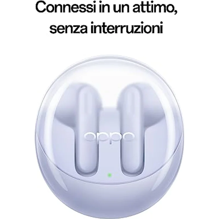 OPPO Enco Air3 Kopfhörer (keine Geräuschunterdrückung, 6 h Akkulaufzeit, Kabellos), Violett – Bild 3