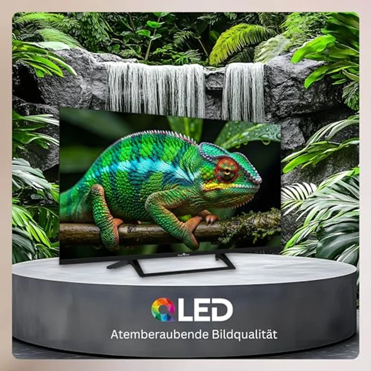 Smart Tech 65QG06K, 65 Zoll QLED Fernseher mit 4K UHD, HDR, Google TV und Bluetooth – Bild 2