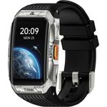 Kospet Tank X2 Ultra Smartwatch, 52 mm Touchscreen, Silber, IP69K Wasserdichtigkeit, 170+ Sportmodi, 15 US MIL-STD-810H Zertifikate