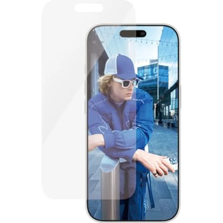 Panzer Glass PanzerGlass Klassische Passform Displayschutzfolie für Apple iPhone 16 Pro 6,3 Zoll 2024, gehärtetes Glas, Anti-Fingerabdruck, einfache Installation, – Bild 1