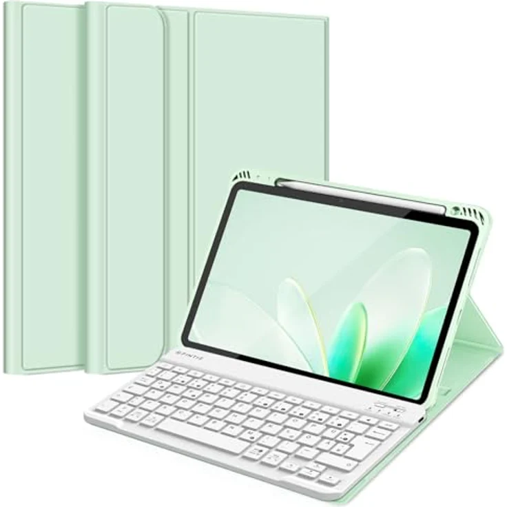 Fintie Tastatur Hülle für iPad Air 11 Zoll M2, iPad Air 6/5/4 (2024/2022/2020) 10,9 Zoll, magnetisch Abnehmbarer Keyboard mit Stifthalter – Bild 1
