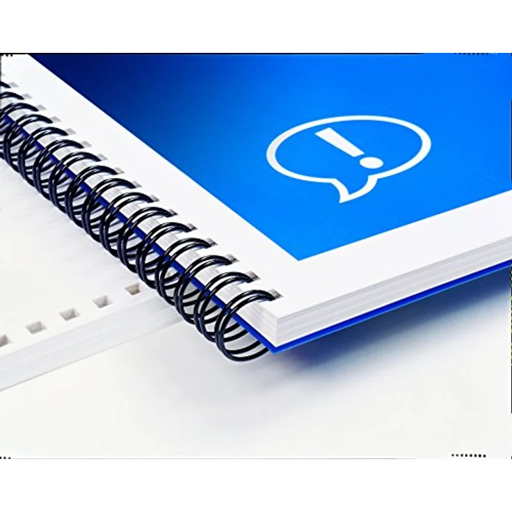 WireBind Drahtbinderücken, 100 Stück, 8mm, weiß – Bild 3