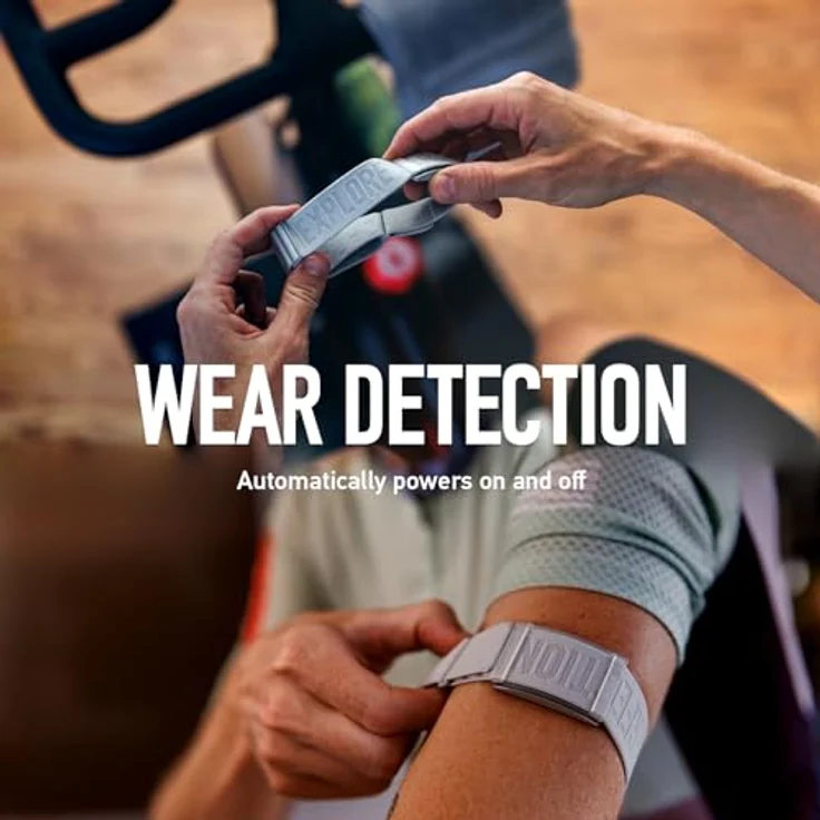 Coros Heart Rate Monitor, Pulsgurt mit optischem Mehrkanalsensor und 38 Stunden Batterielaufzeit, Grau – Bild 5