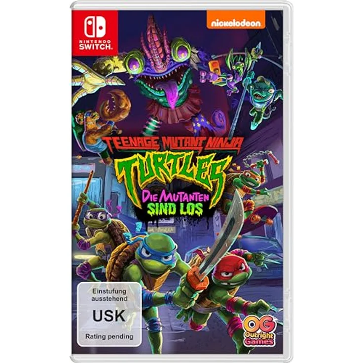 Outright Games Teenage Mutant Ninja Turtles: Die Mutanten sind los - Switch, Nintendo Switch Game mit Couch-Koop-Modus – Bild 1