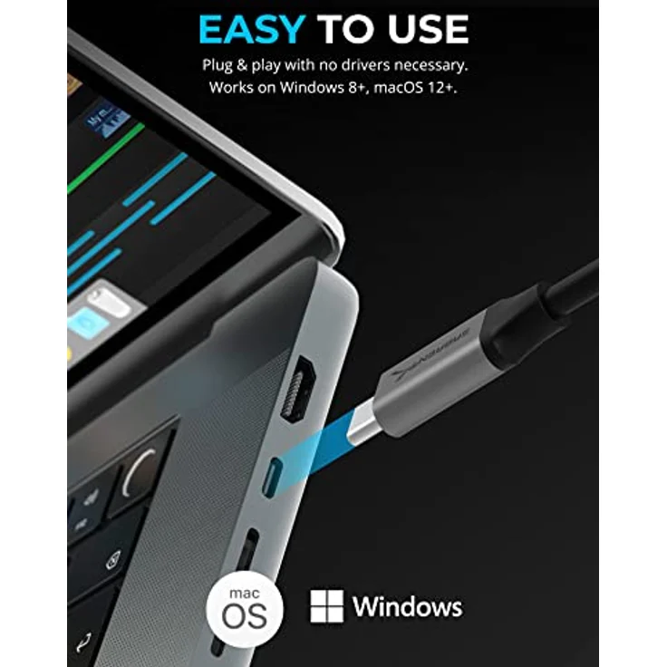 SABRENT CFexpress Typ B Kartenleser, USB typ C 3.2x2 auf CF Express speicherkartenleser, überträgt 950MBps Externe Kartenlesegeräte, cf-Express Kartenadapter für Fotografen, Videofilmer (CR-CFXB) – Bild 5