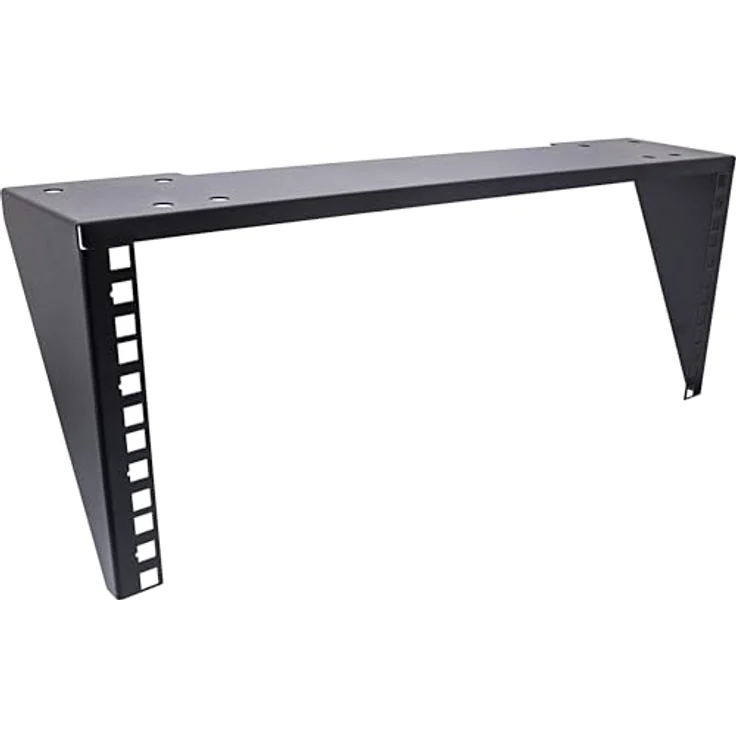InLine 19" Rack zur Untertisch-Montage, 4HE, schwarz, 19105D - Stabiles Rack für professionelle Arbeitsumgebungen – Bild 1
