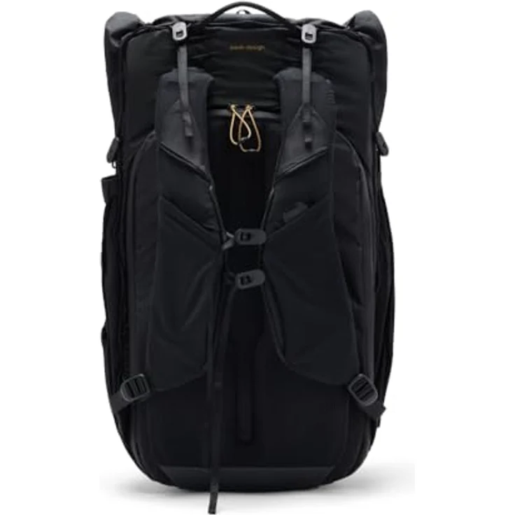 Peak Design Outdoor Backpack 45L, Fotorucksack für Outdoor-Abenteuer, schwarz mit Rolltop-System und robustem TerraShell™-Material – Bild 2