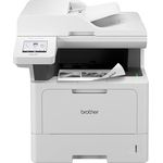 Brother DCP-L5510DW 3-in-1 Multifunktionsdrucker schwarz weiß (A4, 48 Seiten/Min., 1.200x1.200 DPI, LAN, WLAN, Duplex, 250 Blatt Papierkassette) weiß/grau