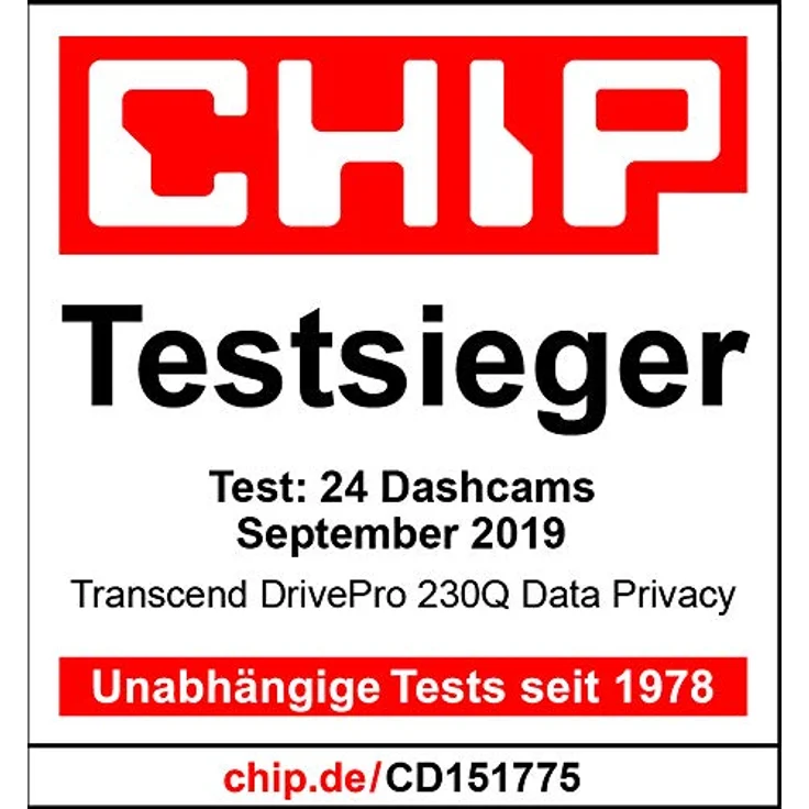 Transcend DrivePro 230Q Dashcam-Autokamera inkl. 32GB Speicherkarte, G-Sensor, 1080P Full HD Aufnahme, angepasst an deutsche Datenschutzbestimmungen (keine Daueraufnahme), TS-DP230Q-32G – Bild 6