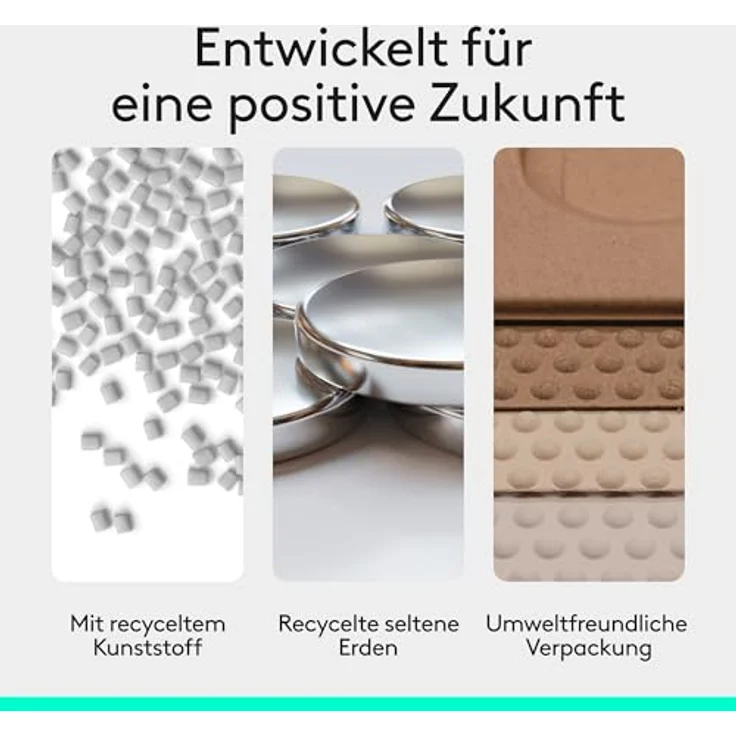 LOGITECH Mobi Fold kabellose faltbare Maus, präzise 4K DPI-Abtastung, adaptive Touch-Bildlauf, Off White – Bild 11