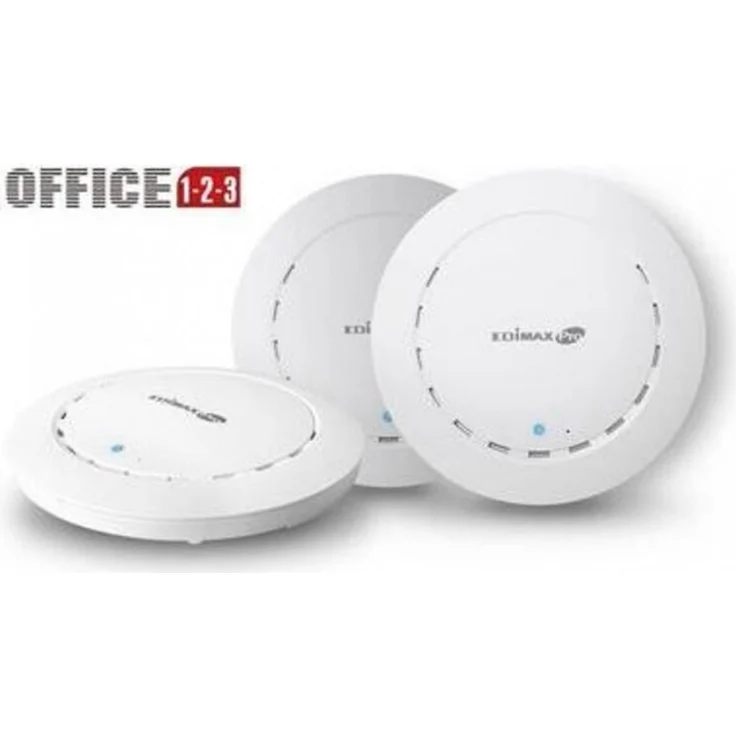 Edimax Pro Office1-2-3, Managed PoE Access Point (866 Mbit/s) für bis zu 100 Benutzer, erweiterbar auf 16 APs, integrierter RADIUS-Server – Bild 1