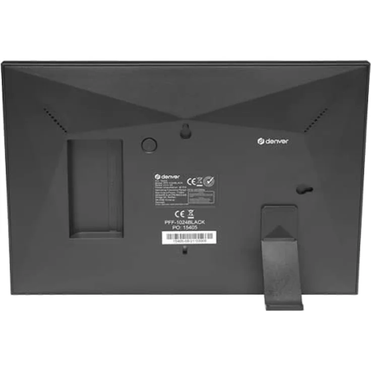 Denver PFF-1024BLACK Digitaler Bilderrahmen 25,7 cm (10,1 Zoll) mit Wi-Fi, Timer, Foto-Software zum Versenden von Fotos von der mobilen App auf den Rahmen, Auflösung: 1280 x 800 cm, Schwarz – Bild 2