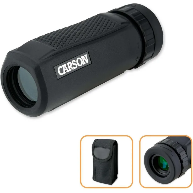 Carson BlackWave 10x25, Kompaktes Fernglas mit Wasserfestigkeit, leicht und beschlagsfrei, ideal für Naturbeobachtungen