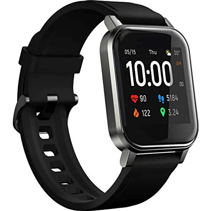 HAYLOU LS02 Fitness-Tracker Unisex, 36mm, Silikonarmband, Schwarz – Bild 2