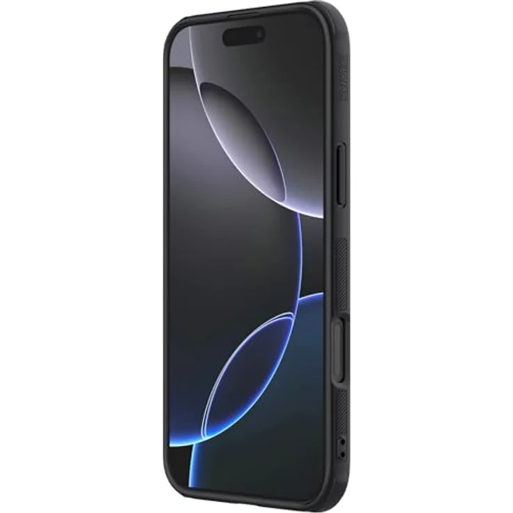 Nillkin Schutzhülle für Apple iPhone 16 Pro, super mattiert, stoßdämpfende PC + TPU Abdeckung mit Kameraschutz, Schwarz – Bild 4