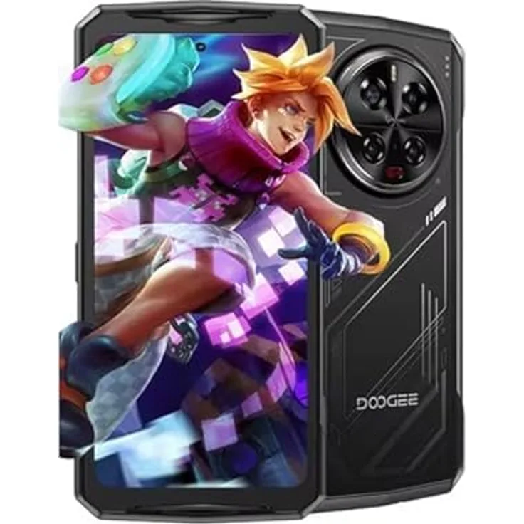 DOOGEE V40 Smartphone (6.78 Zoll, 512 GB Speicherplatz, 108 MP Kamera, 5G Android 14 32GB+512GB 8680mAh AI Triple-Kamera (108+20+8+0.08)MP)