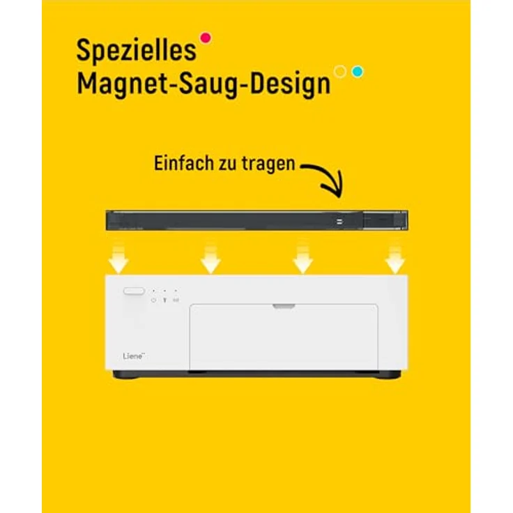 Liene Amber M100, tragbarer Fotodrucker 4x6", Thermosublimation, Wi-Fi, 300 DPI, kompatibel mit iOS/Android – Bild 7