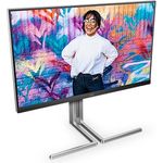 AOC Q27U3CV - 27 Zoll QHD Monitor, Lautsprecher, höhenverstellbar, HDR400, schwarz