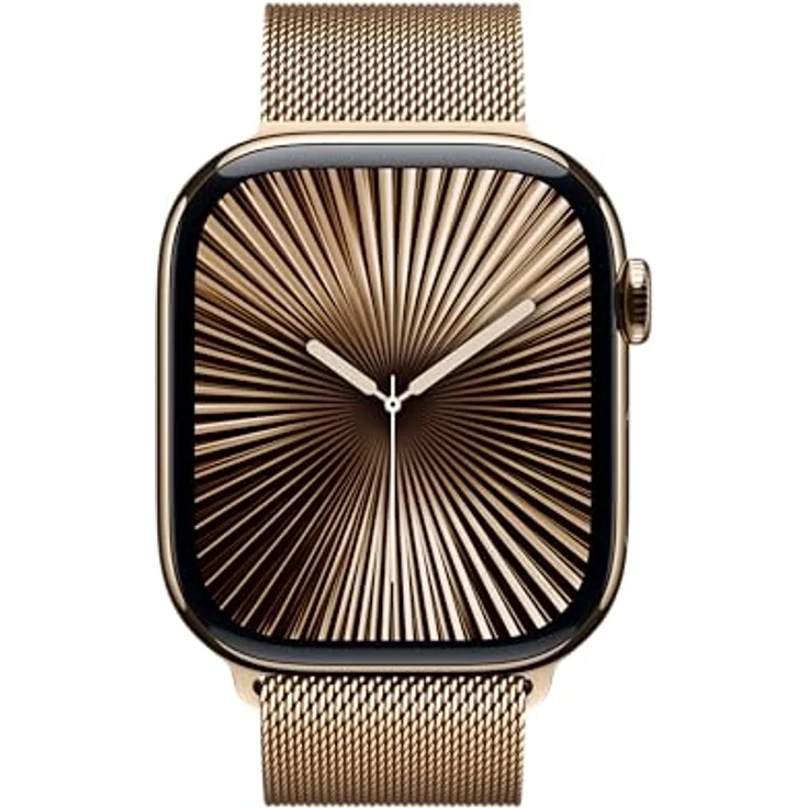 Apple Smartwatch-Armband Milanaise, recycelte Materialien, magnetisch (silber) – Bild 3