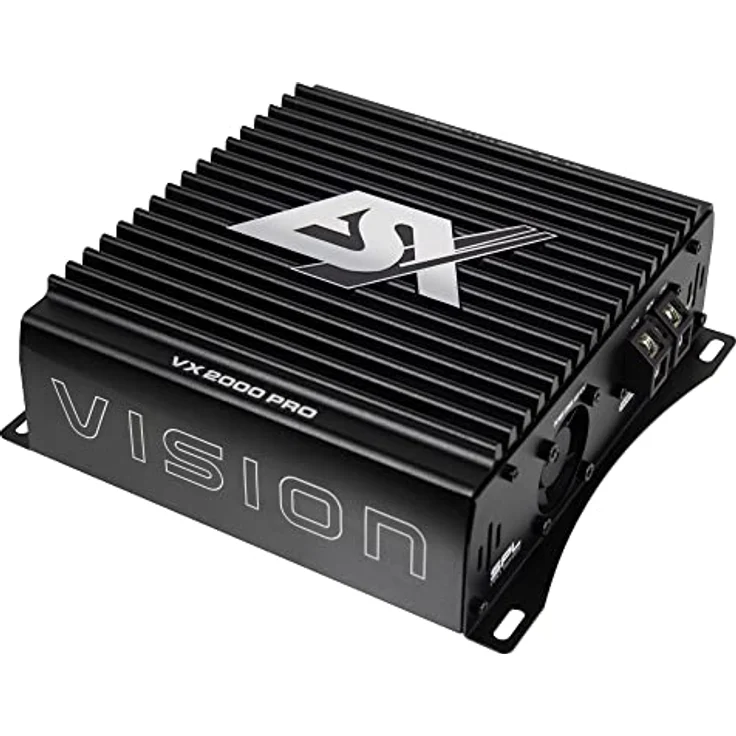 ESX ESX VISION VX2000 PRO, Digitaler 1-Kanal-Verstärker mit 2200 Watt RMS und Aluminium Kühlkörper – Bild 2