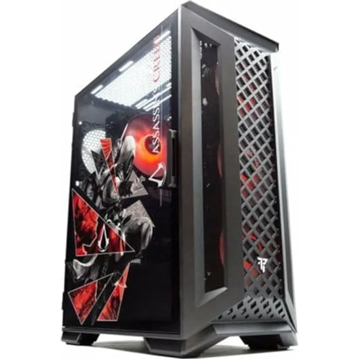 PcCom Desktop-PC Ready Intel Core i5-12400F 32 GB RAM 1 TB SSD Nvidia Geforce RTX 4060, mehrfarbig