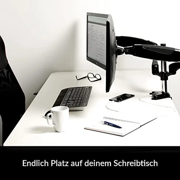 ARCTIC Z2-3D (Gen 3) - Dual-Monitorarm mit Gasliftarm für zwei Monitore, Monitorhalterung für bis zu 34''-34'' Ultrawide, bis zu 8 kg-17.6 Ibs pro Arm, neigbar, schwenkbar, höhenverstellbar – Bild 4