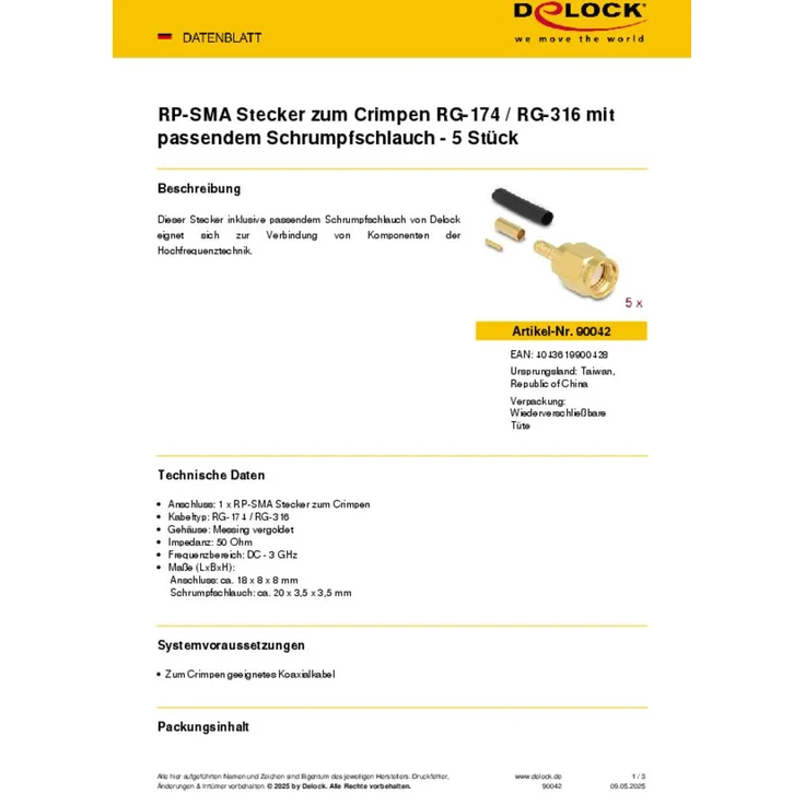 Delock 64233 USB-C® Hub, 4x USB 3.2 Gen 1 Typ-A Ports, Metallgehäuse mit individueller Portsteuerung